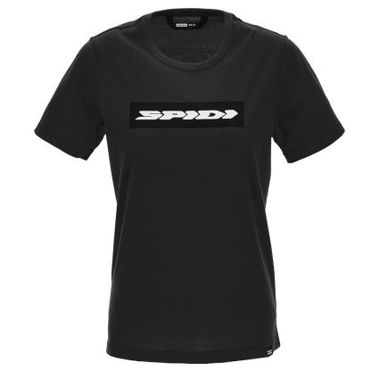 Spidi Camiseta Feminina De Manga Curta Logo 2 S Black