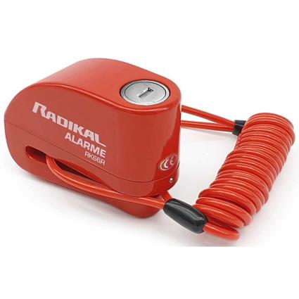 Radikal Cadeado Disco Com Alarme Rk66r One Size Red