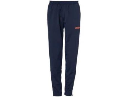 Uhlsport Calças Longas Score Classic 128 cm Navy / Fluo Red