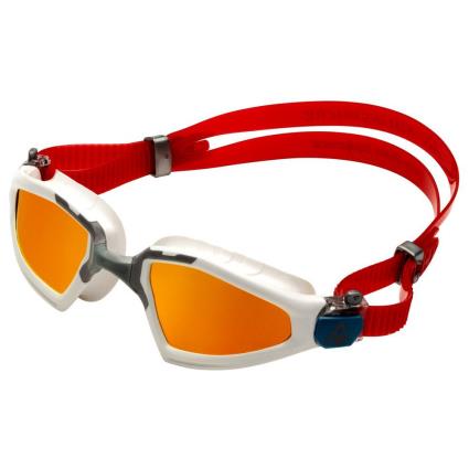 Aquasphere Óculos De Natação Kayenne Pro.a One Size White / Grey / Red Titanium Mirrored