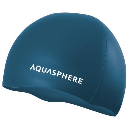 Aquasphere Touca Natação Plain One Size Dark Green / White
