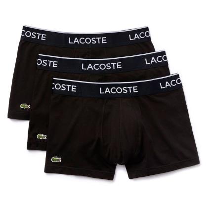 Lacoste Slip 3 Unidades XS Black