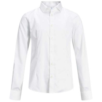 Jack & Jones Camisa Manga Comprida Parma 176 cm White