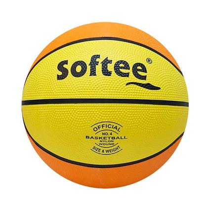 Softee Balón Baloncesto Nylon 3 Yelow / Orange