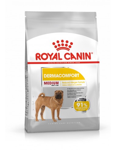 Medium Dermacomfort para Cães Adultos de Raça Média com Pele