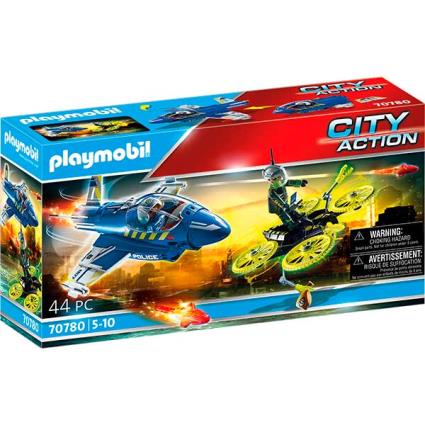 Playmobil 70780 Polícia Avião: perseguição drone