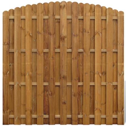 Painel de vedação em madeira de pinho 180x(165-180) cm