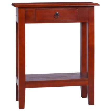Mesa consola 60x30x75 cm mogno maciço castanho clássico
