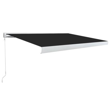 Toldo manual com caixa 450x300 cm antracite