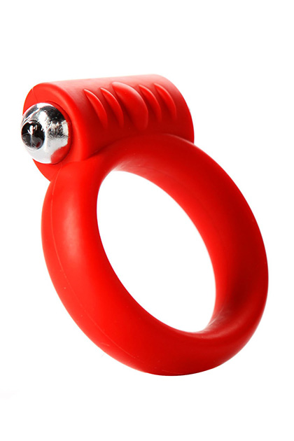 Anel Peniano Vibraring Tantus Vermelho (Ø 5 cm)