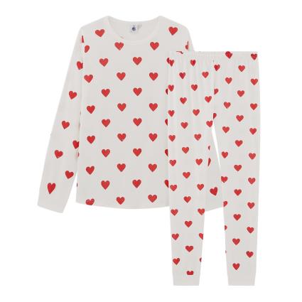 Petit Bateau Pijama de 2 peças, mangas compridas, 3-12 anos