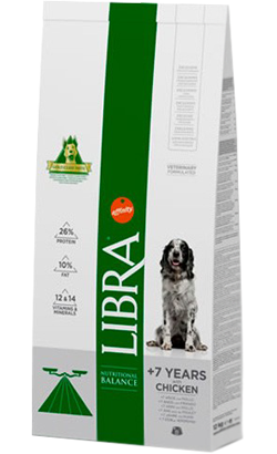 Ração para Cães  (12Kg - Seca - Sénior - Sabor: Frango)