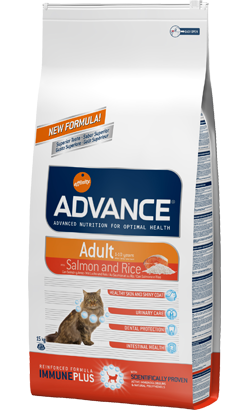 Ração para Gatos  Animais Sensíveis (3Kg - Seca - Adulto - Sabor: Salmão e Arroz)