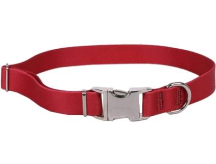 Coleira para Cães  (Vermelho - Poliéster - M - Porte Médio)