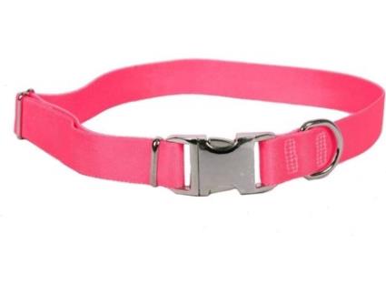 Coleira para Cães  (Rosa - Poliéster - S - Porte Pequeno)