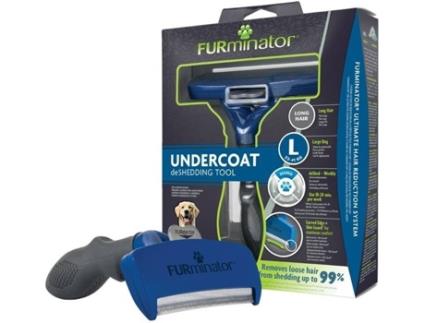 Escova para Cães  Undercoat Pêlo Comprido Tamanho L