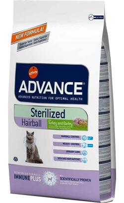 Ração para Gatos  (10Kg - Seca - Adulto - Castrados - Sabor: Perú e Cevada)