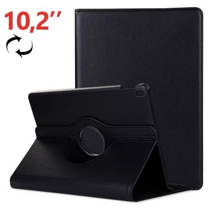 Funda  para iPad (2019 / 2020) 10,2 pulg Giratoria Polipiel Negro