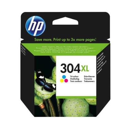 TINTEIRO ORIGINAL HP 304XL CORES N9K07AE