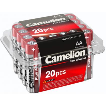 PILHAS  PLUS PREMIUM ALCALINA AA 1.5V 20 UNIDADES