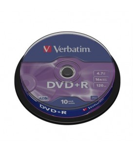 DVD+R VERBATI.16x 4,7GB AZO    -CAKE10