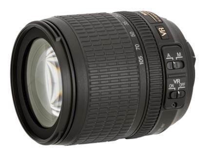 Objetiva  DX AF-S 18-105MM (Encaixe:  DX - Abertura: f/22-38 - f/3.5-5.6)