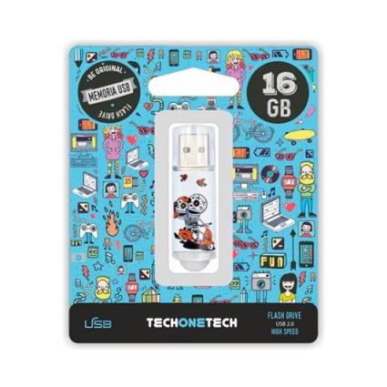 PENDRIVE 16GB CAVEIRA MOTO