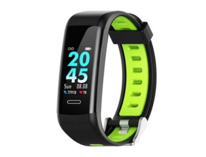 Pulsera Fitness Pro GPS Verde/Negra