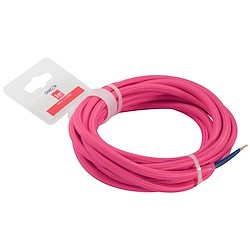 Cabo têxtil H03VVF 2 x 0.75mm² 3M ROSA