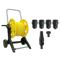 Carro porta mangueira EQUIPADO 12,5MM 20M