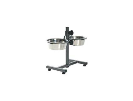 PortugalPet Comedouro Regulável Duplo 2.8L