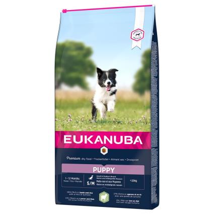 Eukanuba Puppy Small & Medium Breed Lamb & Rice 12 Kg