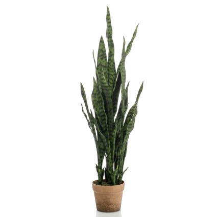 Emerald Planta artificial Sanseveria em vaso 84 cm