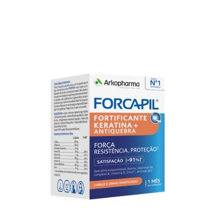 Forcapil Fortificante Keratina+ Cápsulas 60un.
