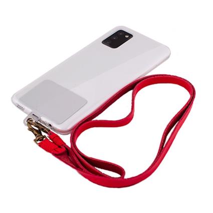 Cool Cordão Pendente Universal Vermelho com Cartão para Smartphone