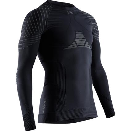 X-bionic Camada De Base Invent 4.0 L Black / Charcoal
