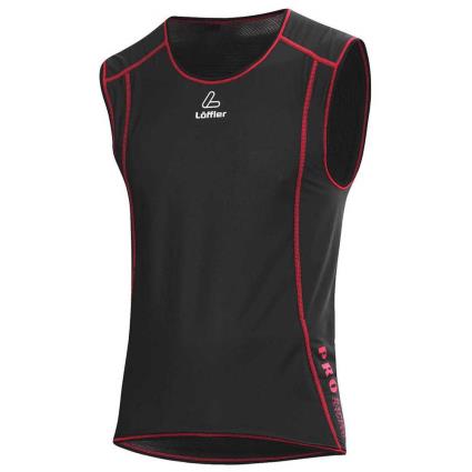 Loeffler Camisola Interior Sem Mangas Windstopper Transtex Light 56 Black / Red