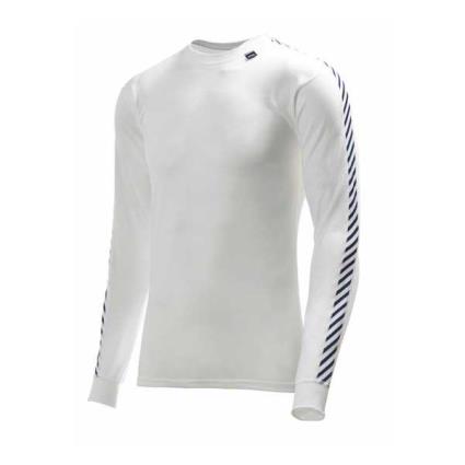 Helly Hansen Camada De Base Dry Stripe Crew M White