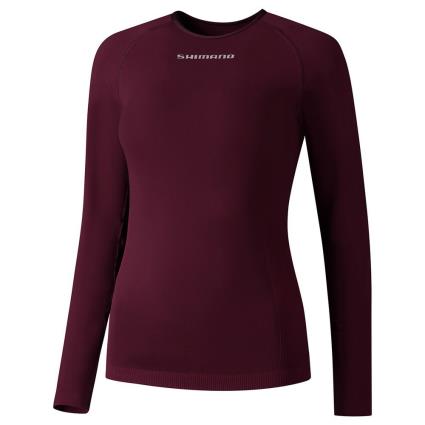 Shimano Camada De Base Double-layer S-M Bordeaux