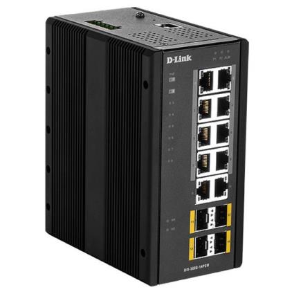 D-link Managed Indus Poe 14 Port One Size Black