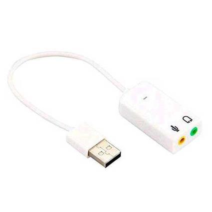 Oem Placa Som Adapusb7.1 Usb One Size White