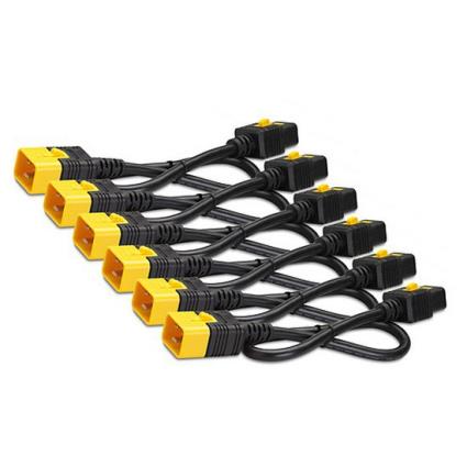 Apc Cabo De Energia Iec 60320 C19 Para Iec 60320 C20 240v 1.83 M 6 Unidades One Size Black / Yellow
