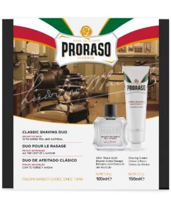 Estuche Afeitado Clsico Proraso Pieles Sensibles Crema Blsamo