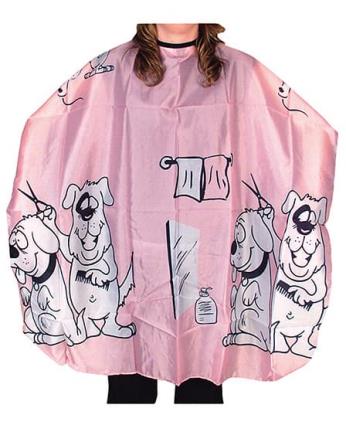 Capa Peinador 96 x 120 Cm Infantil Rosa