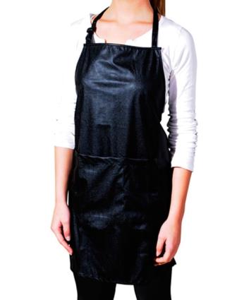 Delantal Plstico Negro
