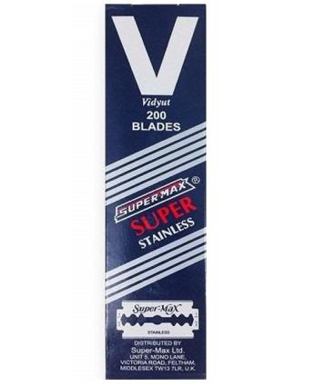 Hoja Cuchilla Afeitar SuperMax Super Stainless 200 unidades