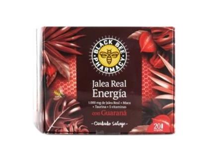 Geléia de Energia Real com Guaraná Abelha Preta 20 Ampolas
