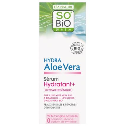 Soro Hidratante + Pele Sensível Hydra Aloé Vera So Bio Étic 30 ml
