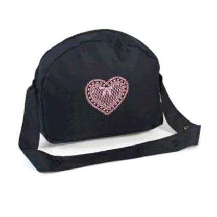 Bolsa Carrinho Bonecas Cinza e Azul