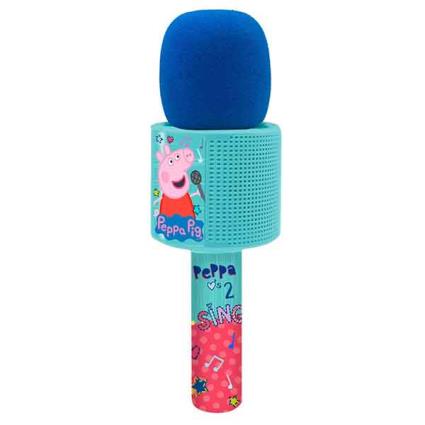 Porquinha Peppa Microfone Bluetooth com Melodias